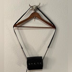 Gianni Bini Black Leather Crossbody